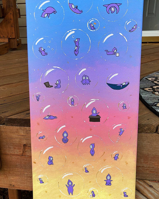 Space Babies (The Ooh’s) #5 - Original painting